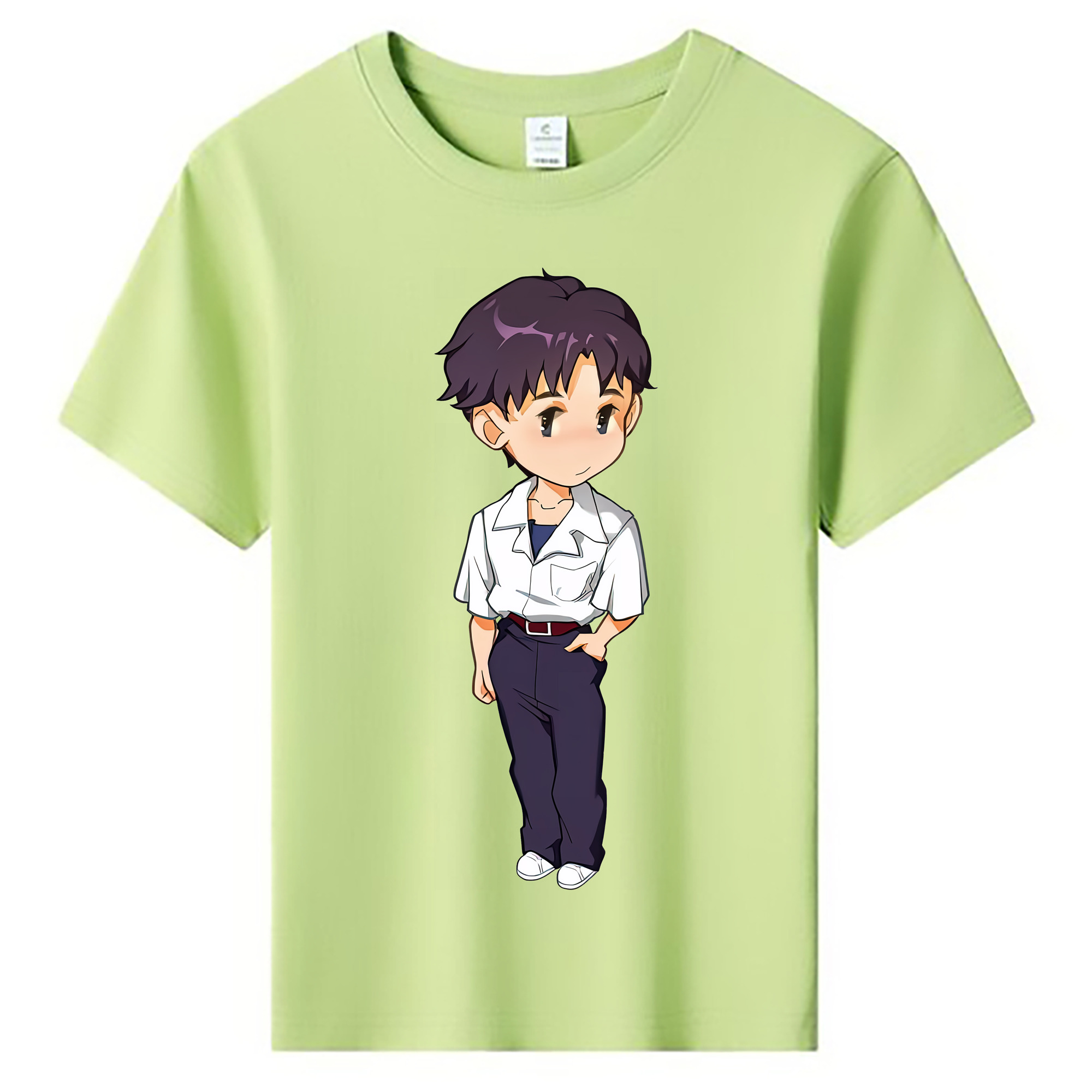 （画像用） EVA 新世紀エヴァンゲリオン 綿100％キッズTシャツ（フロントプリント）